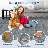 Washable Area Rug - Non-Slip Large Soft Low Pile Stain Resistant Carpet for Living Room Bedroom Office Dining Room Classroom - 4 of 4