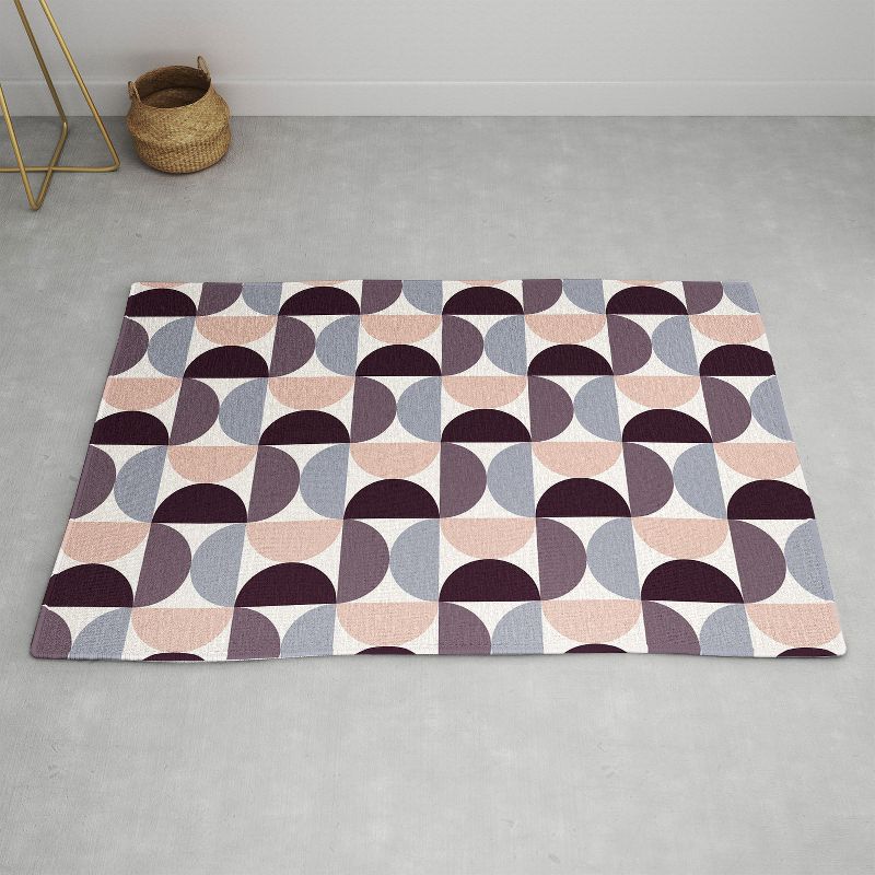 Colour Poems Patterned Geometric Shapes CCI Rug - Deny Designs, 4 of 5