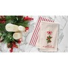 C&F Home Mistletoe Berries French Knot Cotton Embroidered Flour Sack Kitchen Towel - 3 of 4