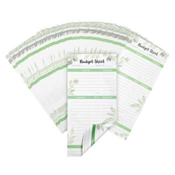 Paper Junkie 120 Pack Budget Sheets for Cash Envelopes, Account Expense Tracker Pages, 6.5 x 3.1 in
