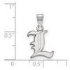 Black Bow Jewelry Sterling Silver Louisville Cardinals NCAA Small Pendant - 2 of 3