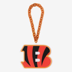 NFL Fan Chain, Big Neon Light Up Team Logo - Cincinnati Bengals - 1 of 4