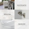 Kitchen Island, with Storage Rack, Drawers, Spice Rack & Towel Rack, for Dining, Kitchen & Barbecue - 4 of 4