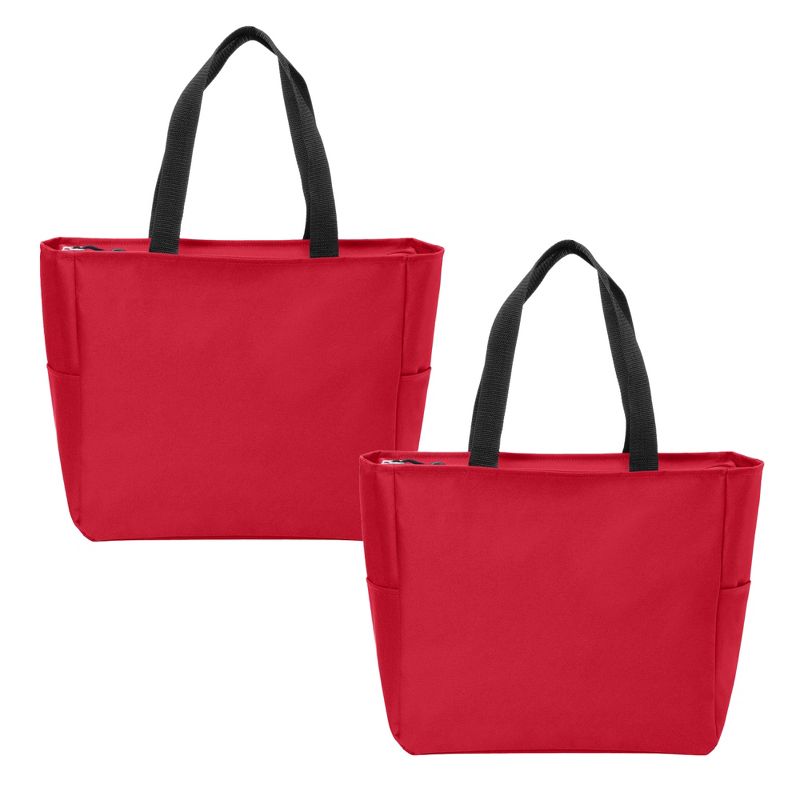 Port Authority Essential Zippered Tote Bag Set, 1 of 10
