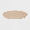 Plastic Charger Gold - Threshold™: Round Faux Leather Placemat, Traditional Style, Gold Shagreen, 15" Diameter - 3 of 4