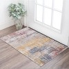 White Abstract Non Skid Area Rug - 2 of 4