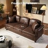 XIZZI 3 Seater Sofa Couch with Deep Seats, Modern Upholstered Sofa with Armrests, Comfy Couches for Living Room, Bedroom and Office - 2 of 4