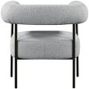 Meridian Furniture,Blake Boucle Fabric Accent Chair - 3 of 4