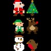 Men's Design By Humans 8Bit Christmas By JakeSmith Tank Top - 2 of 4