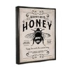 Stupell Industries Honey Bee Rustic Farm Textured Word Design - image 3 of 4