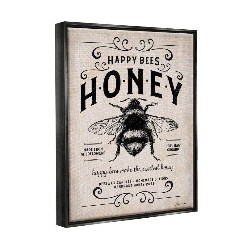 Stupell Industries Honey Bee Rustic Farm Textured Word Design, 4 of 7
