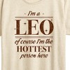 Women's - Instant Message - I'm A Leo Short Sleeve Graphic T-Shirt - 2 of 4