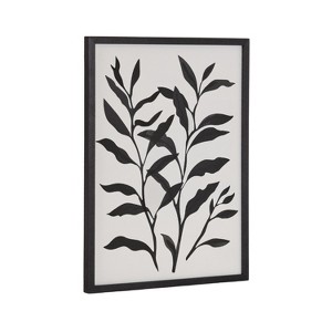Kate & Laurel All Things Decor 12"x16" Gallery Modern Botanical Matisse Inspired Silhouette Print by The Creative Bunch Studio Black - 1 of 4