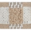 18" Moroccan Pillow Down Filled Natural - SARO Lifestyle: Contemporary Cotton Decorative Pillow with Removable Cover - 3 of 4