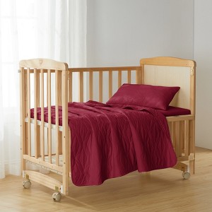 Clara Clark Toddler Quilts, 3 Piece Bedspread Coverlet Set, All Season Toddler Bedding Set - 1 of 4