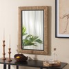 Amelda Mirror - 24.41" x 36.22" - MRR9017 - Natural/Black - Safavieh - 2 of 4