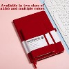 A6 PU Leather Notebook Business Notepad 96 Sheets Inner Pages(Pink) - 4 of 4