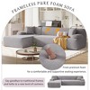 109" Simplified Style Large L-Shape Modular Sectional Sofa, 2 Piece Free Combination Sofa - ModernLuxe - 4 of 4