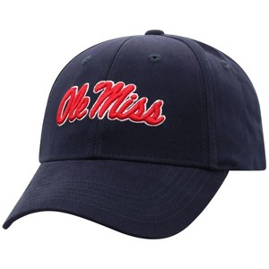 NCAA Ole Miss Rebels Vapor Structured Brushed Cotton Hat: Adjustable Solid Baseball Cap - 1 of 4