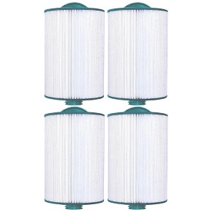 Hurricane 4 Pack HF6H940-01 Advanced Pool and Spa Filter Cartridge Replacement for PWW50P3, Unicel 6CH-940, Filbur FC-0359, White - 1 of 4
