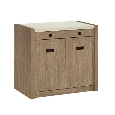 Sauder Dixon City Library Base Brushed Oak Target