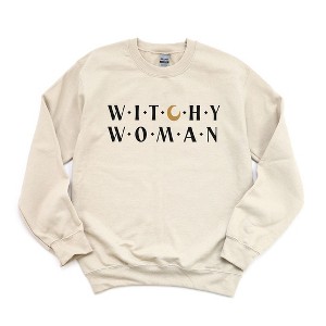 Simply Sage Market Women's Graphic Sweatshirt Witchy Woman - 1 of 4