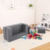 Nasitip 3pcs Kids Couch Toddler Couch, Modular Kids Play Couch for Playroom Convertible Sofa Foam Play Couch, Removable Cover - 4 of 4