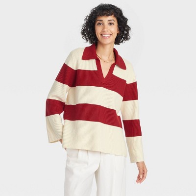 Women's Polo Pullover Sweater - A New Day™