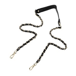 Unique Bargains Metal Corrosion-Resistant PU Leather Purse Flat Chain Strap - 1 of 4