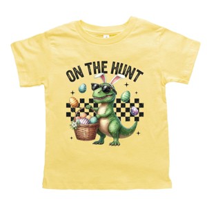 The Juniper Shop On The Hunt Dino Toddler Short Sleeve Tee - 1 of 4