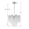 Crystorama Lighting Addis 4 - Light Chandelier in  Polished Chrome - 2 of 4
