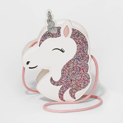 unicorn backpack glitter