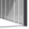 vidaXL Dog House Anthracite Galvanized Steel 45.9x40.6x32.1 in Durable - 4 of 4