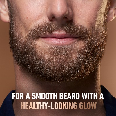 King C. Gillette Men's Beard Oil with Argan Oil - 1 fl.oz: For All Hair Types, Normal Skin, Bergamot and Cedar Scent