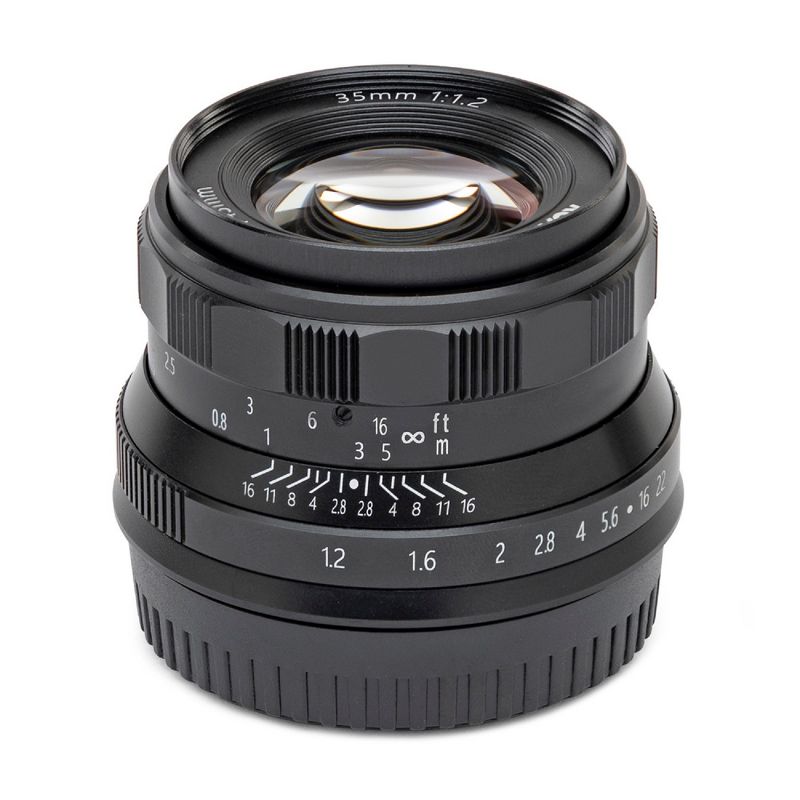 Koah Artisans Series 35mm f/1.2 Manual Focus Lens for Canon EOS-M Mount (Black), 2 of 6