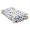 NoJo Warner Bros. Batman The Caped Crusader Blue, Yellow and White Bat-Signal and Batmobile Preschool Nap Pad Sheet - 2 of 4