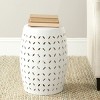 Latice Petal Garden Stool - Indoor/Outdoor - ACS4509 - Safavieh - 2 of 3