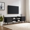 CAVINAS TV Stand Contemporary Minimalist TV Stand with 2 doors for TVs up to 80 inches - 3 of 4