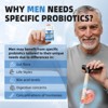 ZEBORA Probiotics for Men 100 Billion CFU - Probiotics & Prebiotics & Enzymes - 90 Veg Capsules - 4 of 4