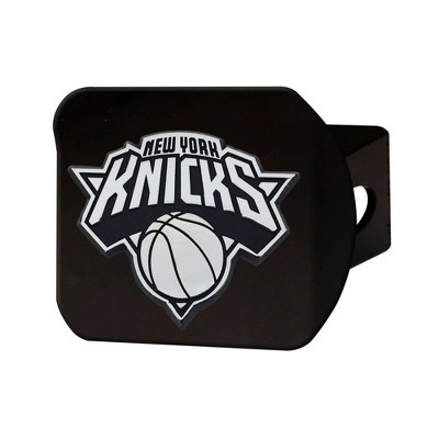 NBA New York Knicks Chrome Metal Hitch Cover - Black