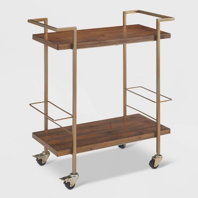 Maxwell Bar Cart Gold - Finch