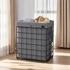Laundry Hamper, 23.8 Gal. (90L) Laundry Basket, Collapsible Clothes Hamper, Removable and Washable Liner for Bedroom Bathroom - 3 of 4