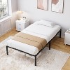 14 Inch Twin Bed Frame No Box Spring Needed, Heavy Duty Metal Platform Bed Frame Twin Size for Bedroom Easy Assembly, Noise Free, Black, Tiwn - 4 of 4