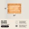 John Boos Au Jus Rectangular Wide Reversible Cutting/Carving Board with Juice Groove & Integrated Handles - 2 of 4