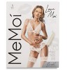Memoi 4 Piece Set Women's Genevieve Garter, Bralette, Panty, and Stockings - 3 of 4