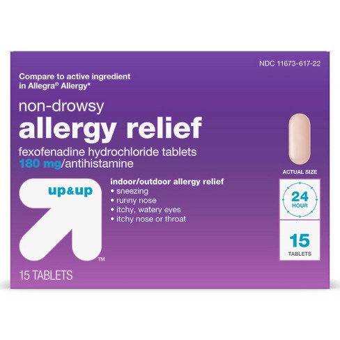 Fexofenadine Hydrochloride Allergy Relief Tablets - Up & Up™ : Target