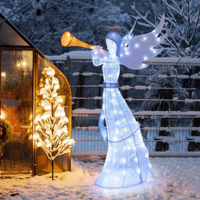 Costway - Brandclub - Costway 5 ft Christmas Angel Outdoor