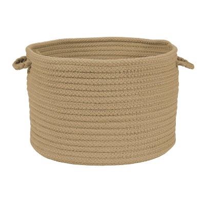 Colonial Mills Simply Home Solid - Cuban Sand 24"x24"x14"  100% Polypropylene Round