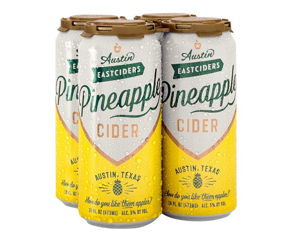 Austin Eastciders&#174; Pineapple - 4pk / 12oz Cans