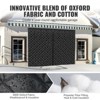 VEVOR Garage Door Screen for Winter, 10x8FT, Garage Door Insulation Kit, Magnetic Thermal Insulated Door Curtain with 300D Oxford Fabric, Black - 4 of 4